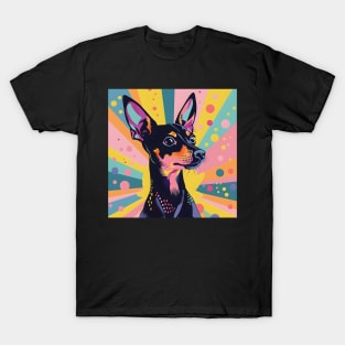 Manchester Terrier in 70's T-Shirt